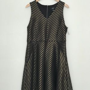 Black & Gold Party Dress